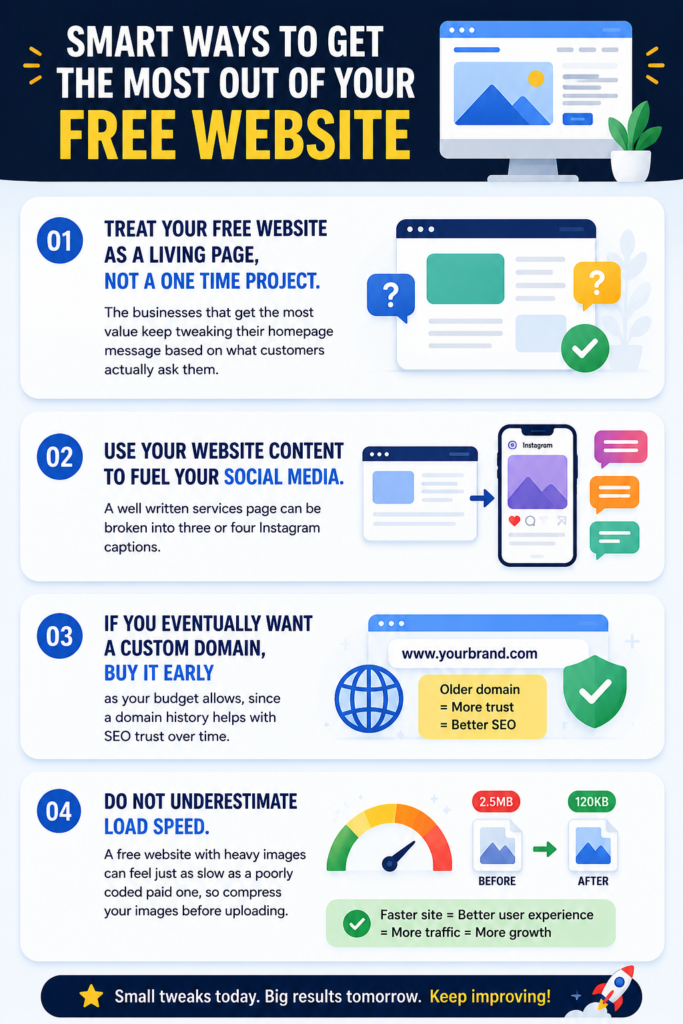 build a website without investment