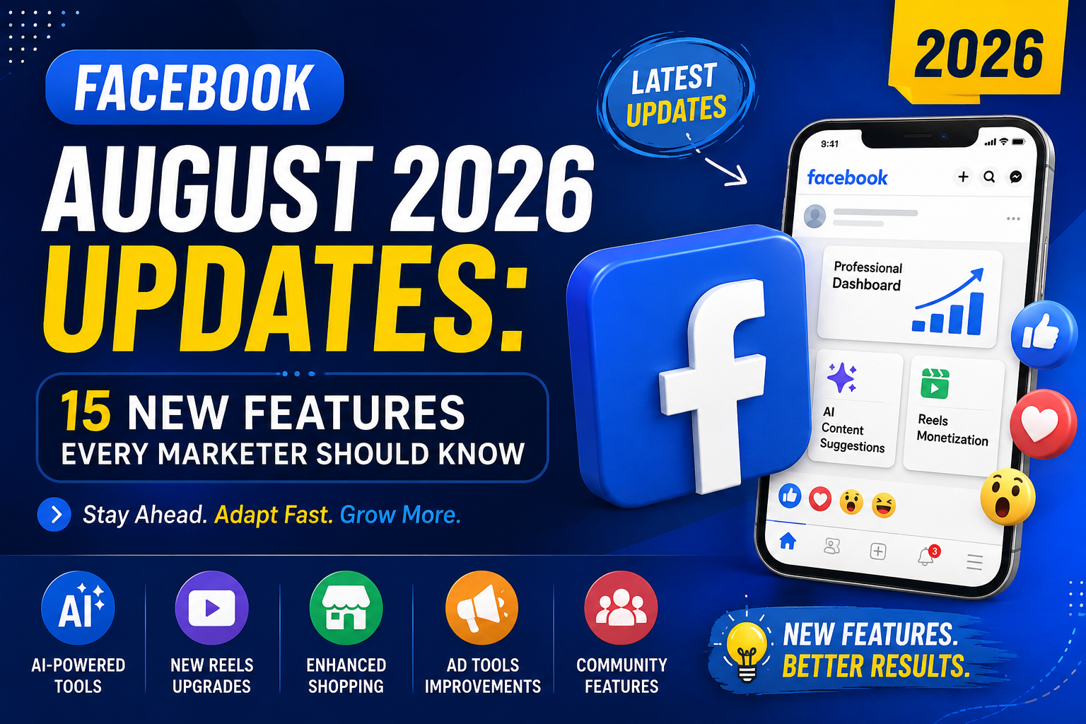 Facebook updates 2026