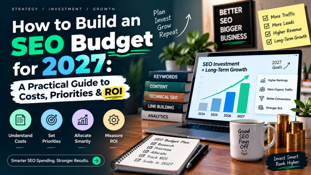 How to Build an SEO Budget for 2027: A Practical Guide to Costs, Priorities and ROI