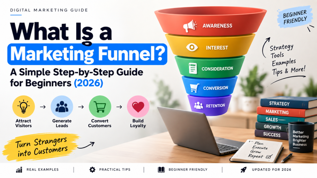 What Is a Marketing Funnel? A Simple Step-by-Step Guide for Beginners (2026)